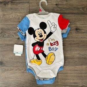 Disney Baby Mickey Mouse Bodysuit 3 pack
